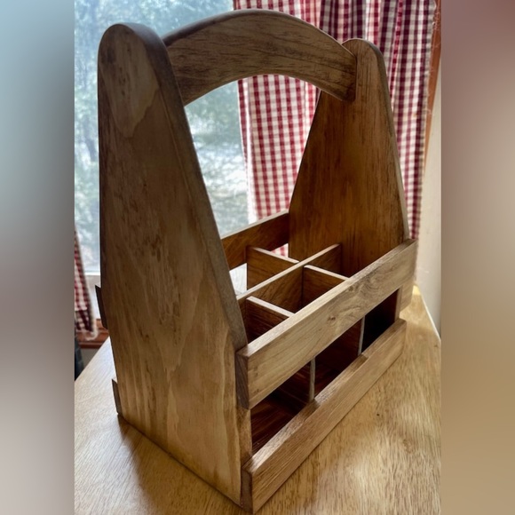 Hand Made Drink Carrier with Bottle Opener - Picture 2 of 4